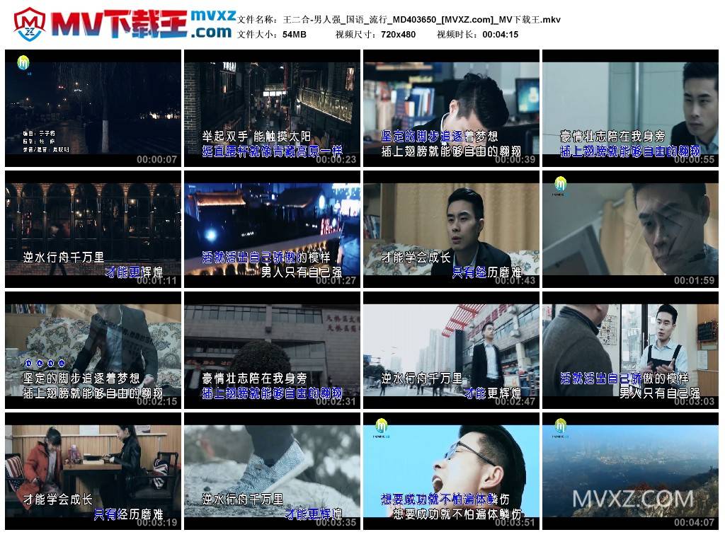 王二合-男人强_国语_流行_MD403650